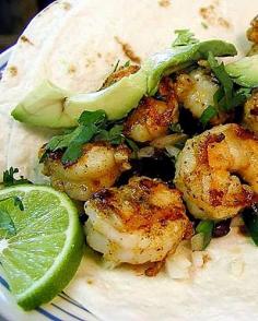 
                    
                        Shrimp Tacos with Lime and Avocado
                    
                
