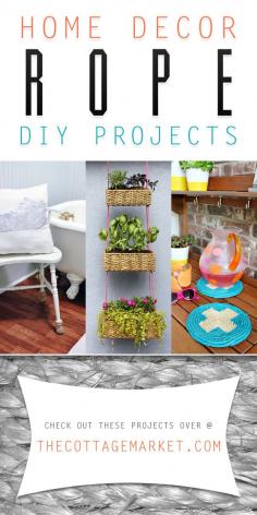 
                    
                        Home Decor Rope DIY Projects - The Cottage Market
                    
                