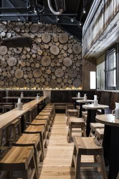 
                    
                        Munich Brauhaus — South Warf, Melbourne #featurewall #timber #beerhall #longtables
                    
                