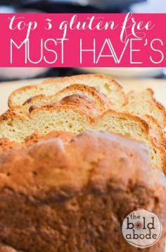 
                    
                        Being gluten free has changed my life forever.  Here are my top 3 Gluten Free Must Have's that I can't live without!
                    
                