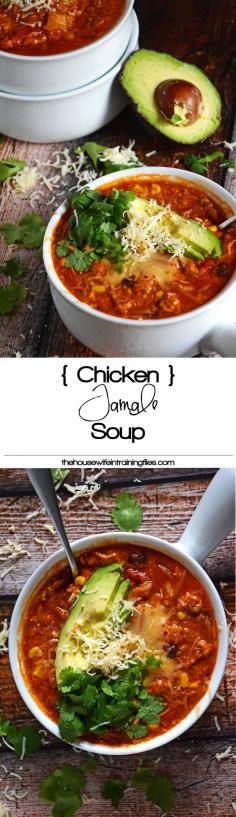 
                    
                        Chicken Tamale Soup is a full on spice with a slight sweetness much like your favorite tamale! Comes together quickly and is naturally gluten free so there is no guilt with this soup! #healthy #glutenfree #mexicanfood
                    
                