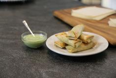 
                    
                        Baked Avocado and Feta Egg Rolls (+ Video Tutorial)
                    
                