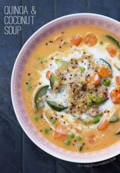 Quinoa  Coconut Soup always looking for quinoa recipes