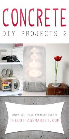 
                    
                        Concrete DIY Projects 2 - The Cottage Market
                    
                