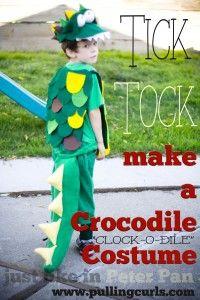 Making a crocodile costume at home isn't hard. Just grab your glue come and come see how!