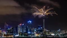 
                    
                        Happy New Year Fireworks at Auckland, New Zealand
                    
                