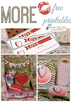 free printable valentine cupcake toppers | TodaysCreativeBlog.net