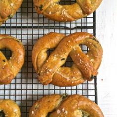 
                    
                        Spinach Cheddar Soft Pretzels
                    
                