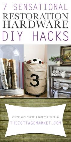 
                    
                        7 Sensational Restoration Hardware DIY Hacks - The Cottage Market
                    
                