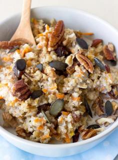 
                    
                        Carrot Cake Oatmeal
                    
                