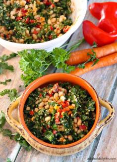 
                    
                        Lemony Kale Quinoa Salad
                    
                