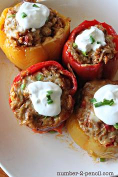 
                    
                        Crock Pot Mexican Stuffed Bell Peppers
                    
                