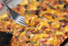 BBQ Turkey Biscuit Casserole Recipe