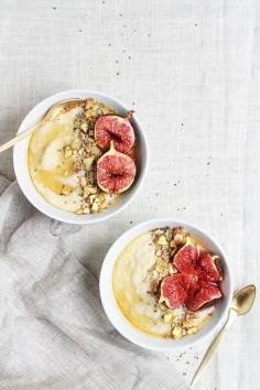 
                    
                        roasted fig + honey millet porridge
                    
                