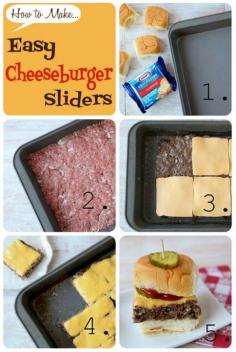 Easy Hamburger Sliders - Meat Appetizers - Appetizers - Party Food - Party Appetizers - Party - Finger Food - Antipasto - Sampler - Munchies - Small Bites - Mini Food - Hors d'oeuvr - Feng Shui - Feng Shui Design Your Events with a Professional Feng Shui Consultation at www.DeniseDivineD... - Get Your FREE Feng Shui for Love Gift Today