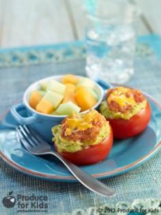 
                    
                        Guacamole Tomato Boats
                    
                