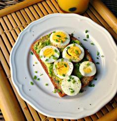 
                    
                        Hard-Boiled Eggs on Avocado Toast
                    
                