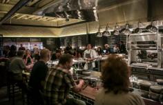 
                    
                        Peter Serpico, a veteran of New York City's Momofuku Ko, wowed us at his Philadelphia namesake, Serpico. Here, asparagus in garlicky pecorino broth and the now-famous pig’s head with burnt-onion mustard are stand-outs.
                    
                