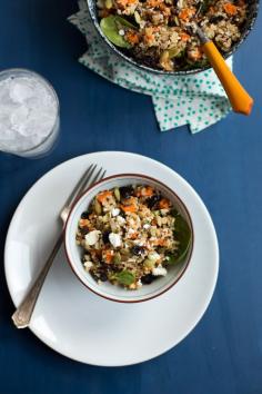 
                    
                        SWEET POTATO QUINOA SALAD WITH CRANBERRIES & FETA
                    
                