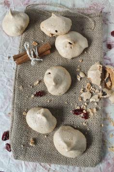 
                    
                        cinnamon meringues with dried cranberries
                    
                