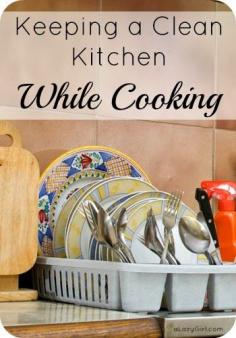 
                    
                        Does your kitchen end of HUGE mess while you are cooking?  Follow these tips to keep it under control.
                    
                