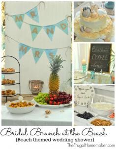 Bridal Brunch at the Beach (Beach themed wedding shower)