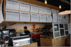 
                    
                        Menu and serving counter, The Burger Shed, Mosman
                    
                