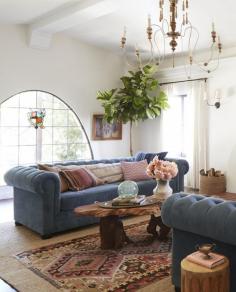 
                    
                        Rustic Spanish California Home – The Living Room
                    
                