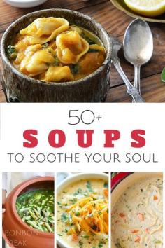
                    
                        50 + Fall Soup Recipes  to Soothe Your Soul
                    
                
