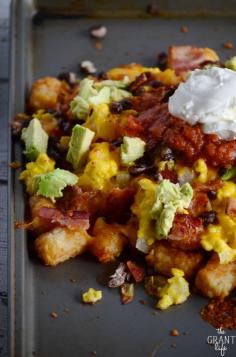 
                    
                        These loaded breakfast totchos just might be the best breakfast idea I've seen in a long time!
                    
                