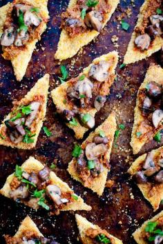 
                    
                        crispy baked polenta with sun dried tomato pesto
                    
                