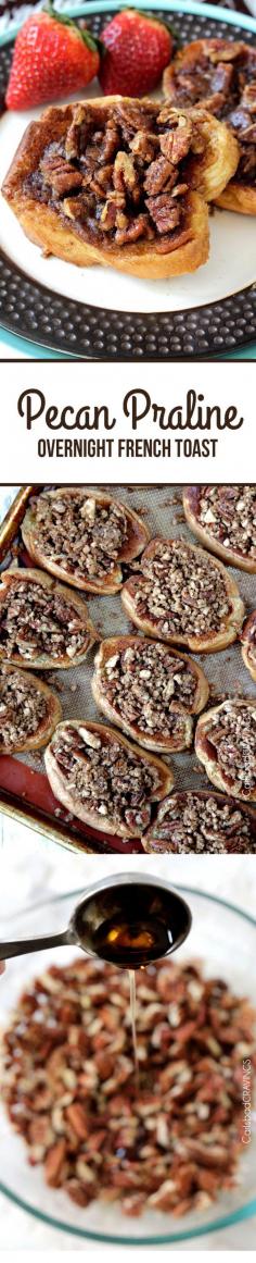 
                    
                        Perfect for Valentines!  Overnight Pecan Praline French Toast is super easy to make with a prep of less than 15 minutes and crazy delicious!!    #frenchtoast #breakfast #frenchtoastbake #pecanpraline
                    
                
