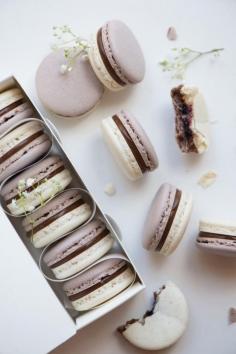 Earl Grey Cassis Macarons | Now, Forager | Teresa Floyd