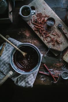 
                    
                        Dark Chocolate Cake With Lavender Ganache
                    
                