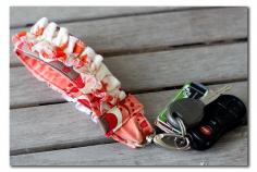 
                    
                        Key Fob ~ easy looking tutorial.  Christmas craft?!
                    
                