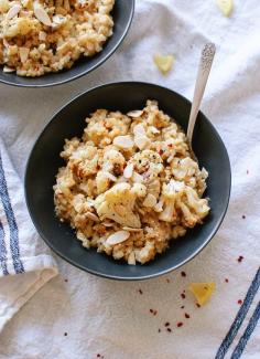 
                    
                        Lemony Roasted Cauliflower Risotto
                    
                