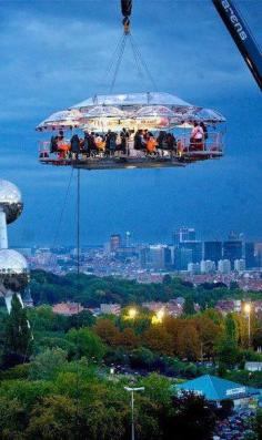 
                    
                        Hanging Restaurant, Belgium
                    
                