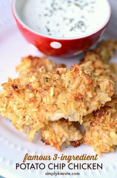 
                    
                        Famous 3-ingredient Potato Chip Chicken | simplykierste.com
                    
                