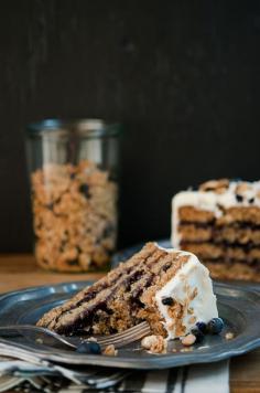 
                    
                        Blueberry Almond Granola Cake
                    
                