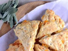 
                    
                        CHEDDAR, APPLE, AND SAGE SCONES
                    
                