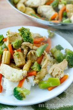 
                    
                        No Fail Stir Fry: This quick and easy stir fry uses frozen vegetables and a savory sauce your whole family will enjoy. Even my kids love this one #sp - Eazy Peazy Mealz
                    
                