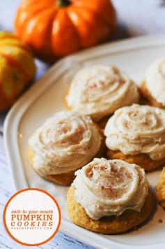 
                    
                        Melt-in-your-mouth pumpkin cookies _ The best pumpkin cookies you'll ever eat! #pumpkin #thanksgiving
                    
                