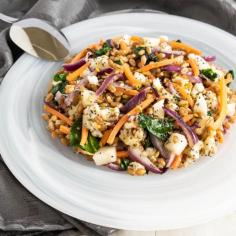 
                    
                        Wheat Berries Sauteed with Paneer and Vegetables
                    
                