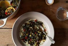 Lemony Gumbo Z’herbes Green Gumbo New Orleans meatless without the sausage post Mardi Gras food52.com food 52