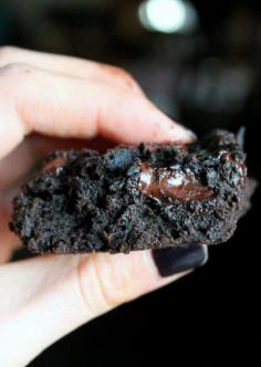 
                    
                        Black Bean Avocado Chocolate Chip Fudge Brownies {gluten-free & low-fat}
                    
                