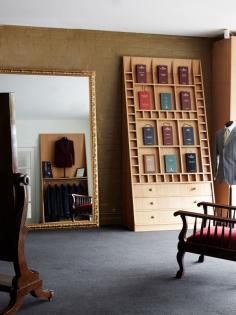 
                    
                        The Carbones of Carbone Master Tailors – from left, Domenico Carbone (owner, director and master tailor – son of Pino), Pino Carbone (company founder, master tailor, family patriarch!) and Kellie Carbone (Dom’s wife, company sales manager and stylist).  Photo – Sean Fennessy for The Design Files.
                    
                