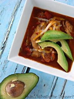 
                    
                        Hun... What's for Dinner?: Slow Cooker Turkey & Chickpea Enchilada Soup
                    
                