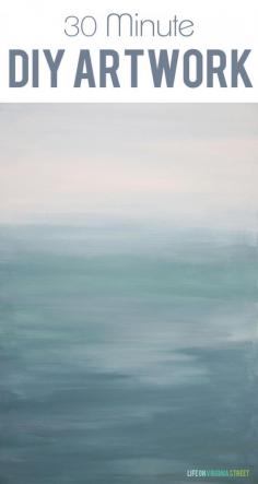 30 Minute DIY Artwork