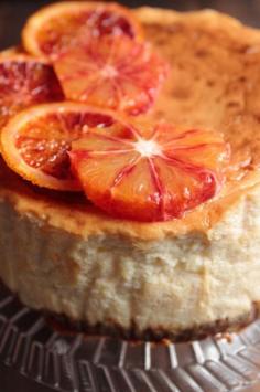 
                    
                        BAKED BLOOD ORANGE CHEESECAKE
                    
                