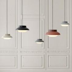 
                    
                        Sebastian Herkner's Collar Lamp pairs hand-blown  glass with a spun aluminium shade
                    
                